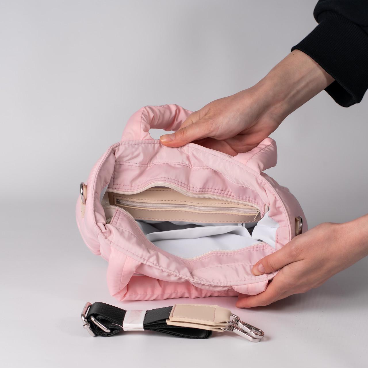 Сумка женская шопер XENIA № 15-24 Розовый - фото 3