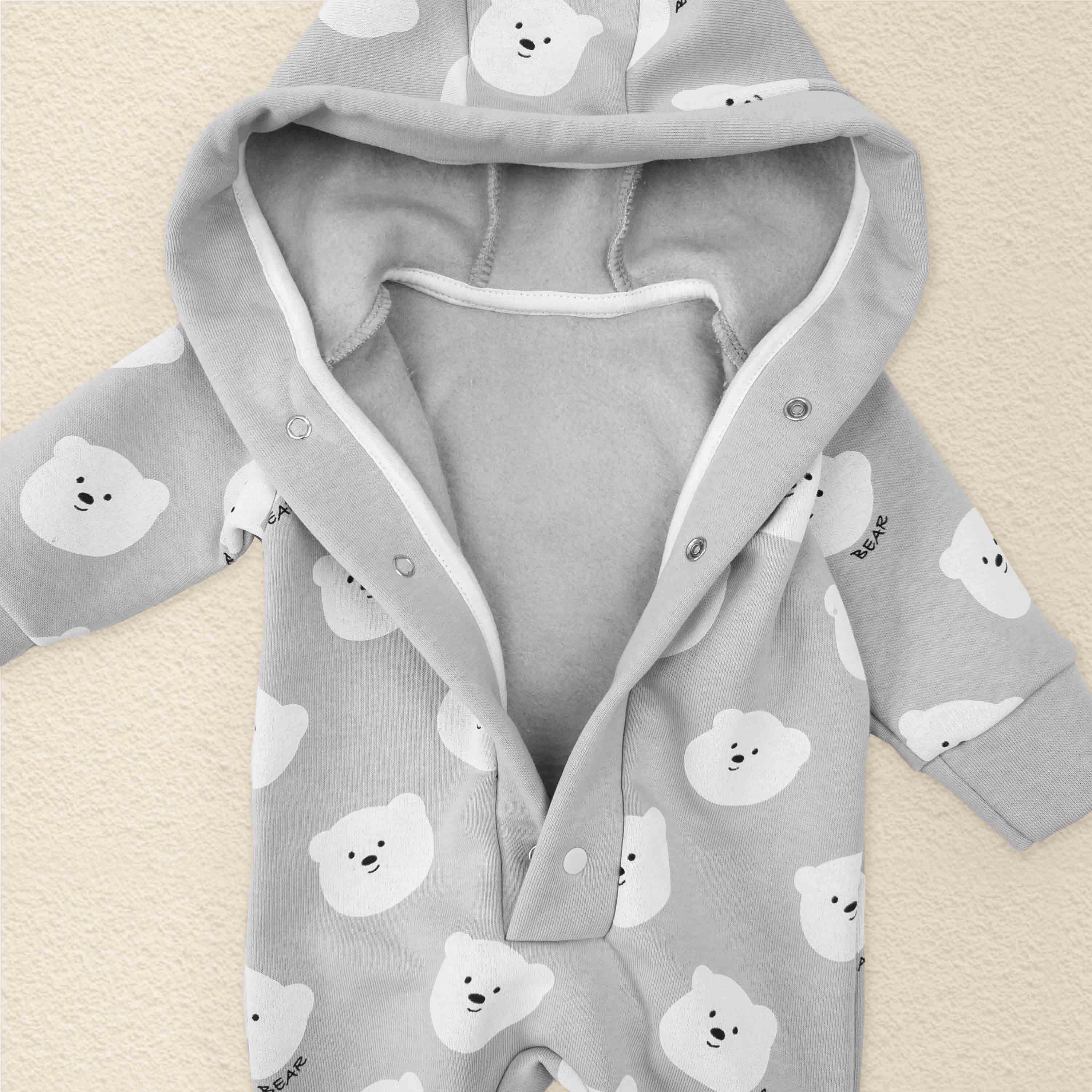 Комбинезон детский Dexter's Мишки 2127 62 см Серый (d2127-4) - фото 3 Комбинезон детский Dexter's Мишки 2127 62 см Серый (d2127-4) - фото 3