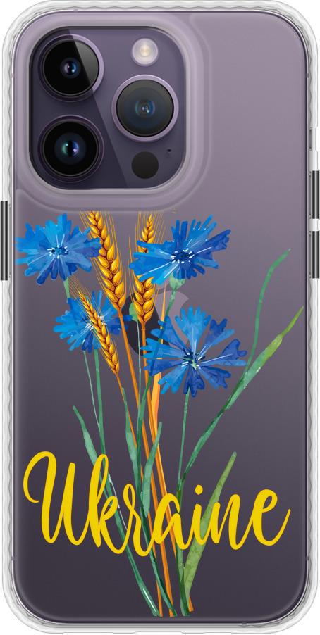 Чехол на iPhone 14 Pro Ukraine v2 (5445pc-2646-42517)