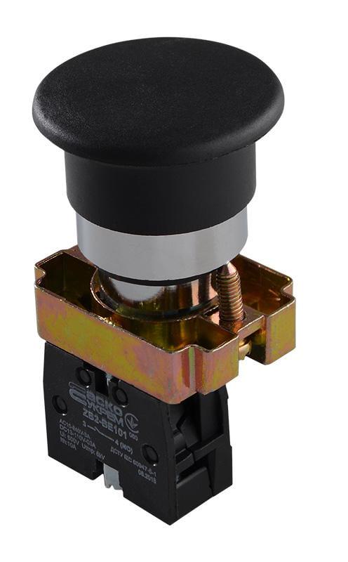 Кнопка Старт АСКО-УКРЕМ XB2-BC21 грибок Черный (00000017630) Кнопка Старт АСКО-УКРЕМ XB2-BC21 грибок Черный (00000017630)