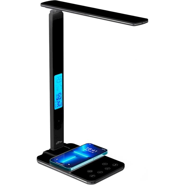 Лампа настольная Media-Tech LEDLEDITOU MT222K 4W 6500K 15W QI Black (615386) - фото 5 Лампа настольная Media-Tech LEDLEDITOU MT222K 4W 6500K 15W QI Black (615386) - фото 5