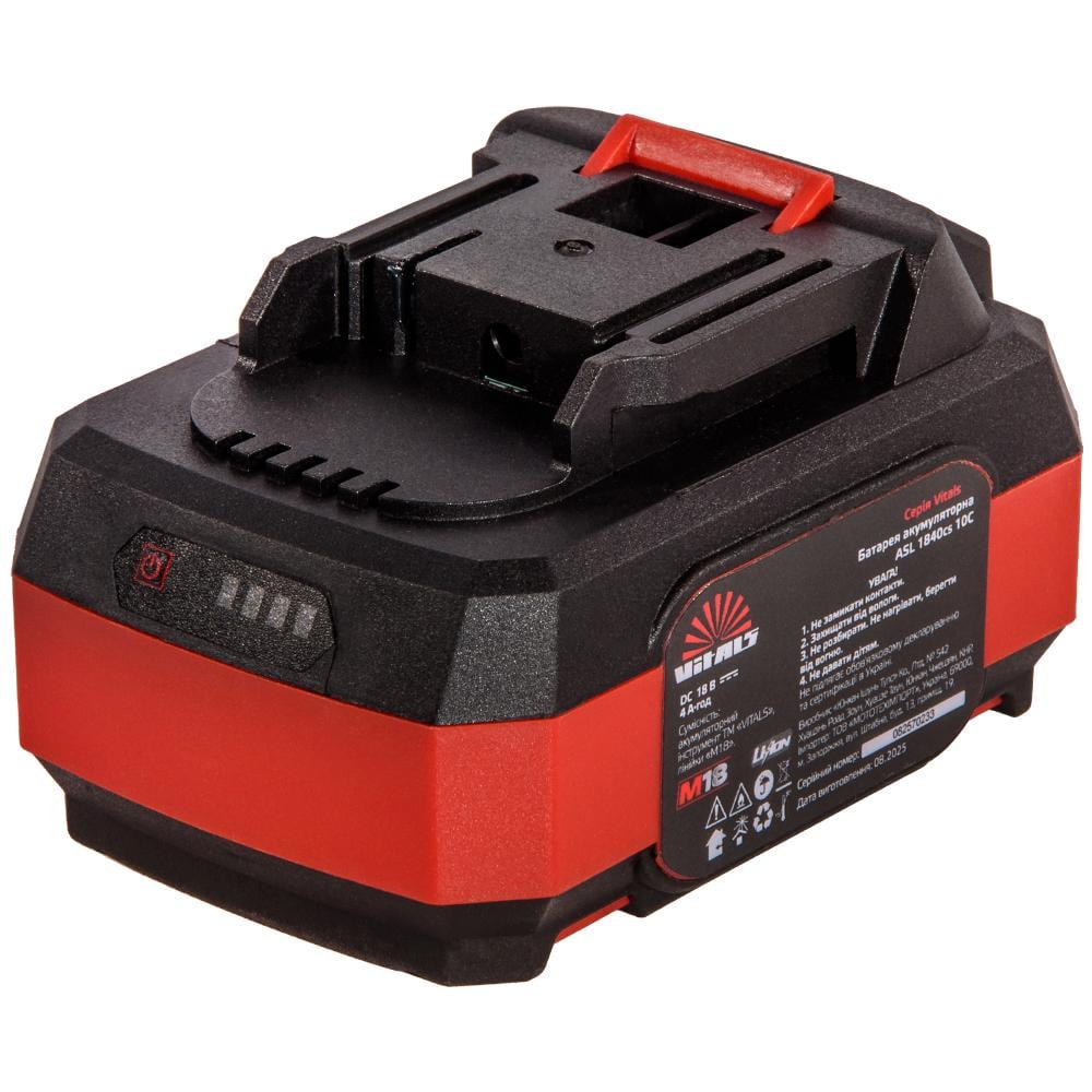 Батарея акумуляторна Vitals ASL 1840cs 10C (000235357) Батарея акумуляторна Vitals ASL 1840cs 10C (000235357)