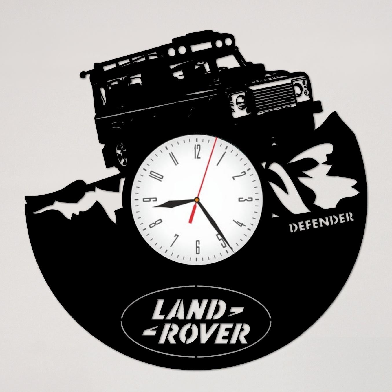 Часы настенные Land Rover Defender 2245 из виниловой пластинки