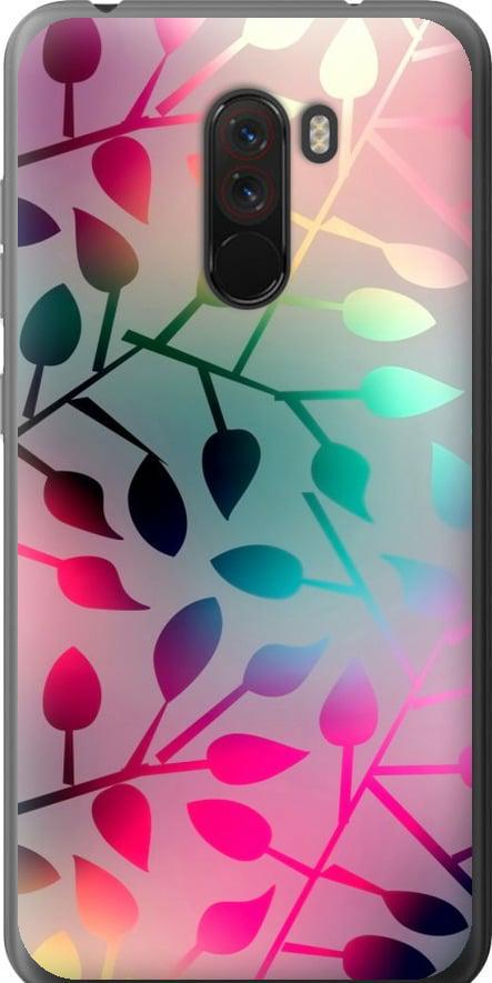 Чехол на Xiaomi Pocophone F1 Листья (2235u-1556-42517)
