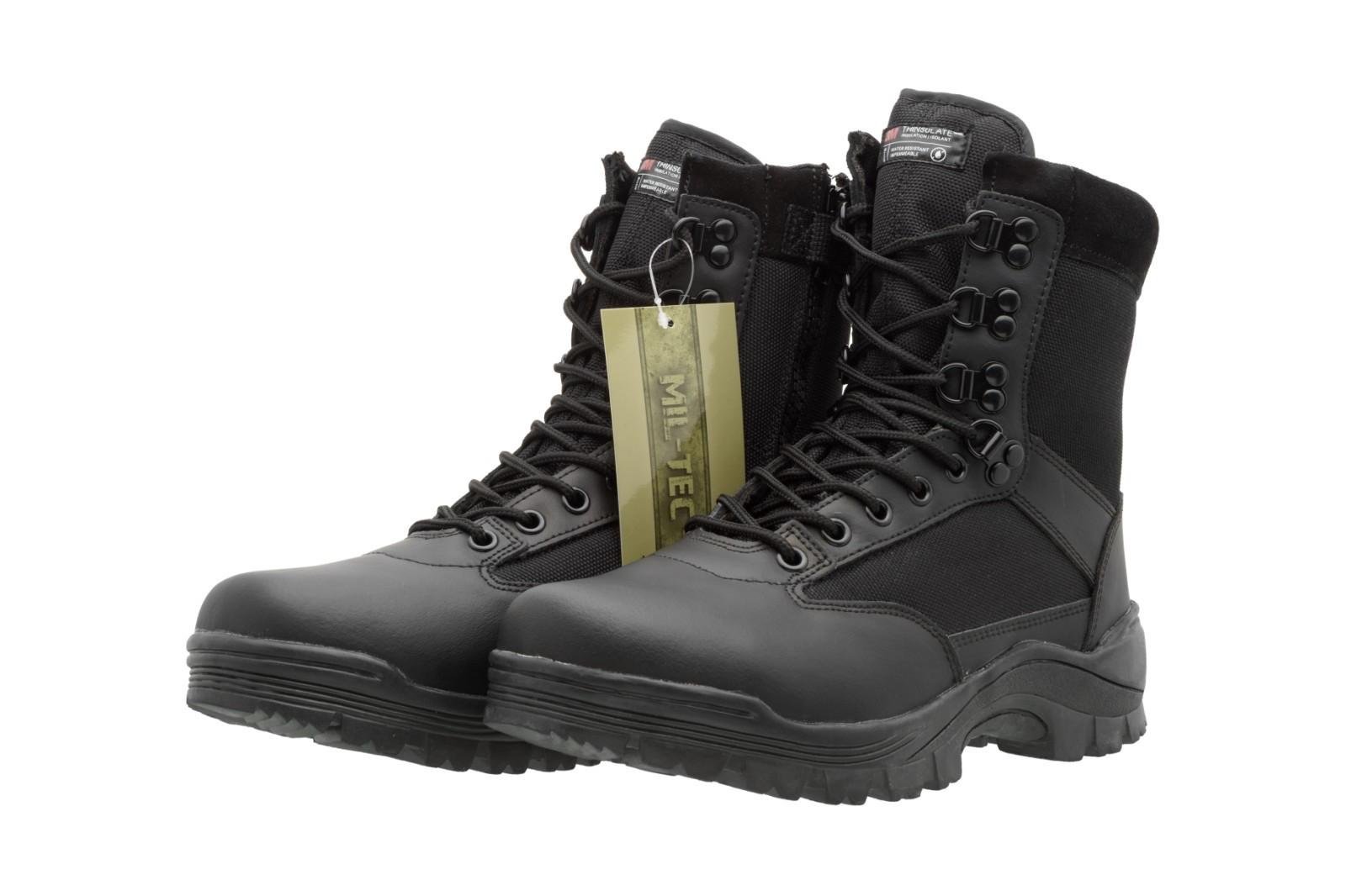 Ботинки Mil-Tec Tactical boots black на молнии р. 43 (69153602) - фото 1