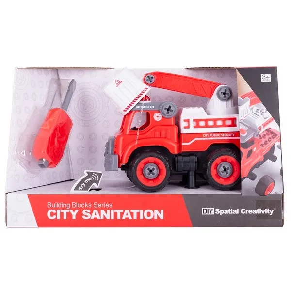 Конструктор Пожарный автомобиль (LM8034-SZ-1)