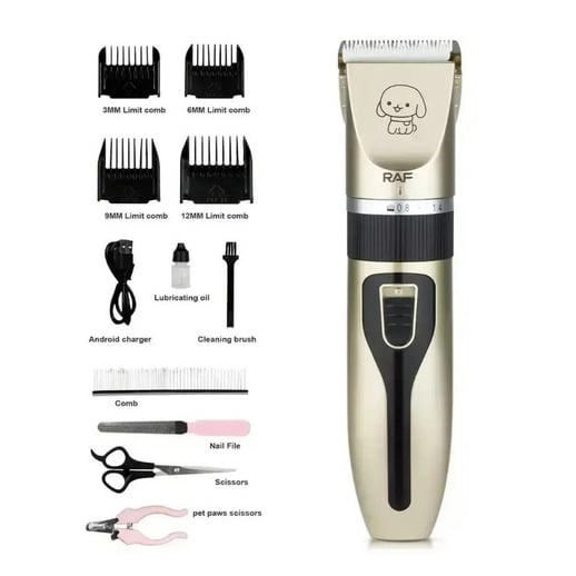 Машинка для стрижки тварин RAF R.436 8в1 Gold (tf7460) - фото 7 Машинка для стрижки тварин RAF R.436 8в1 Gold (tf7460) - фото 7