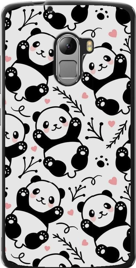 Чехол на Lenovo A7010 Панды (4318u-232-42517)
