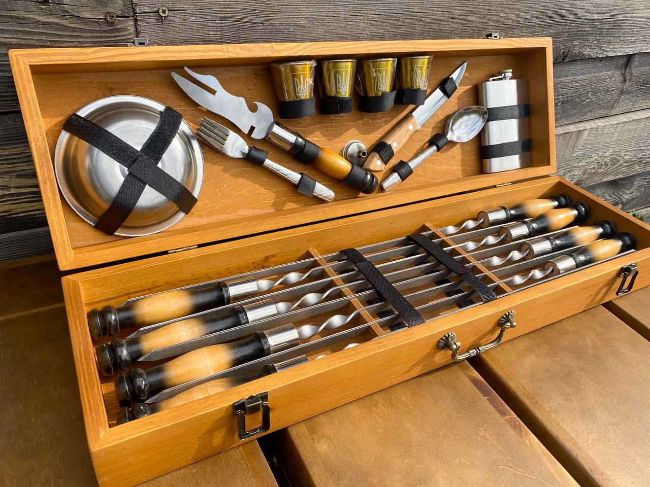 Набір шампурів подарунковий Осавул (7-3-89405)