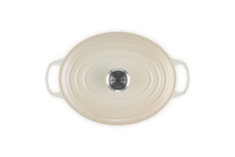 Каструля Le Creuset Signature 4,1 л овальна Бежевий (21178277164430) - фото 4