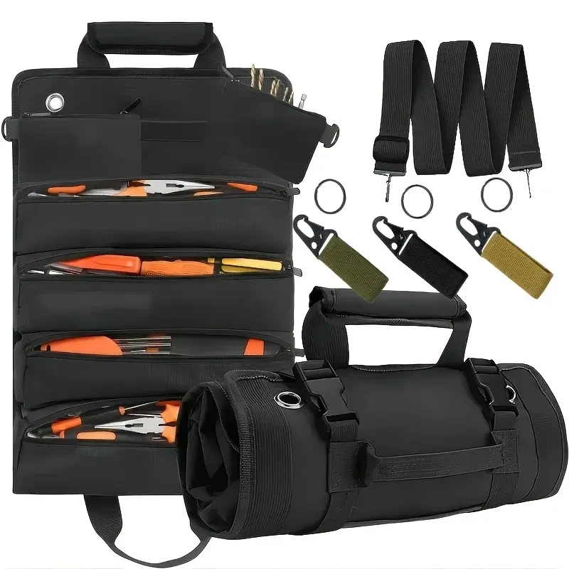 Сумка для інструментів складана 7 секцій Бежевий (2612892131) - фото 3 Сумка для інструментів складана 7 секцій Бежевий (2612892131) - фото 3