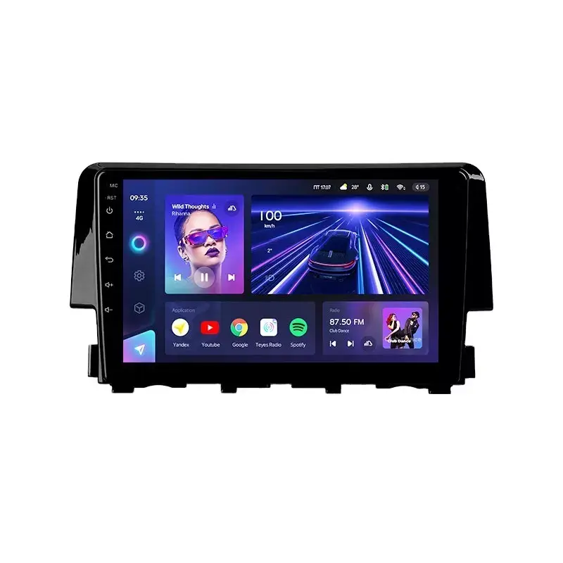 Автомагнитола штатная Teyes для Honda Civic 10 2015-2020 Android CC3 6+128G Wi-Fi (1460399647)