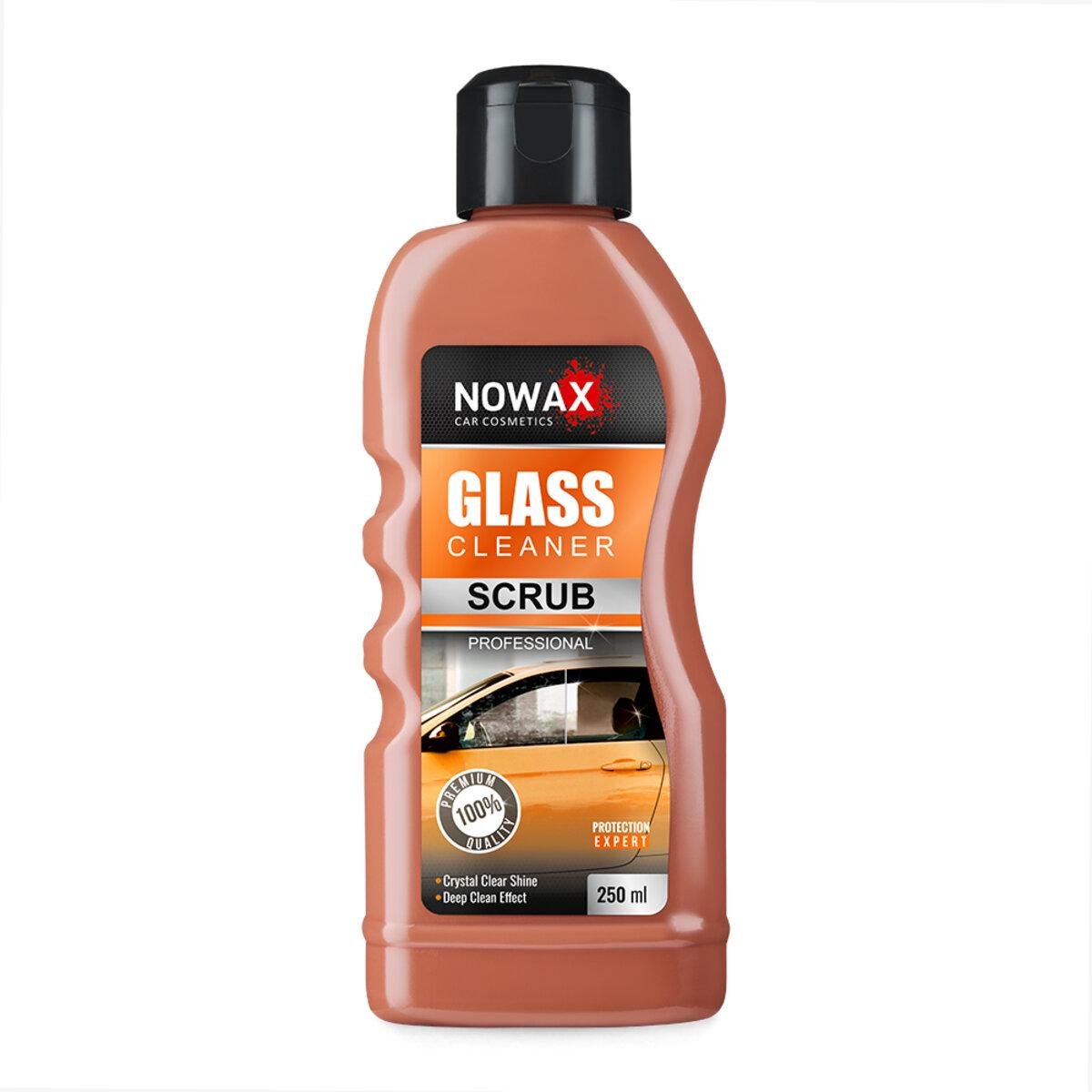 Очисник Nowax Glass Cleaner Scrub для скляних поверхонь від водного каменя 250 мл