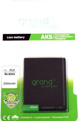 Аккумулятор Grand Premium для Fly BL8004 IQ4503 2000 mAh (000020984)