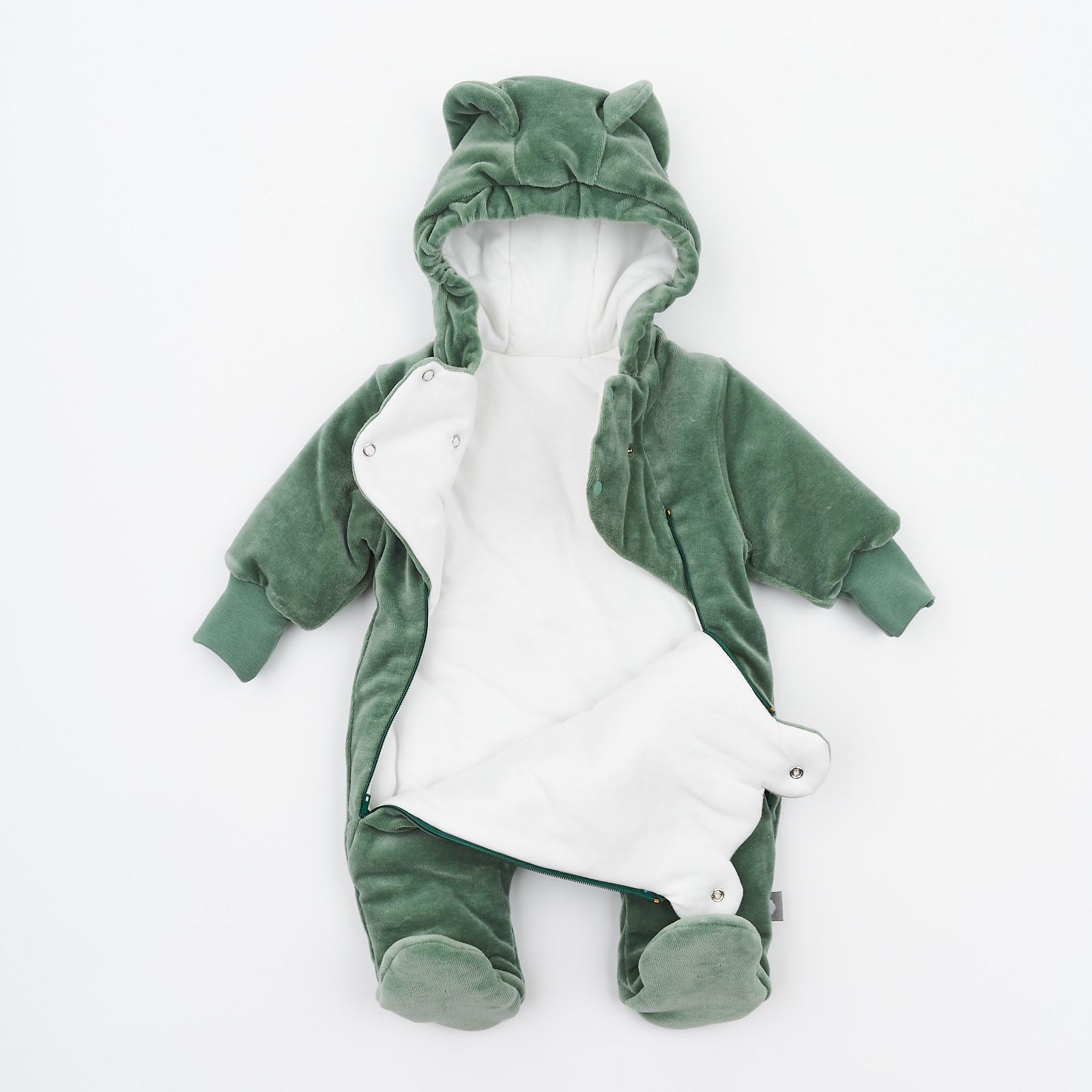 Комбинезон детский демисезонный ЛяЛя на хлопке 56 см (8ВЛ061) - фото 2