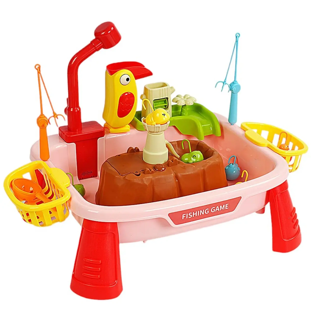 Набор игровой рыбалка с автоматической мельницей и электрическим круговоротом воды (29046131)