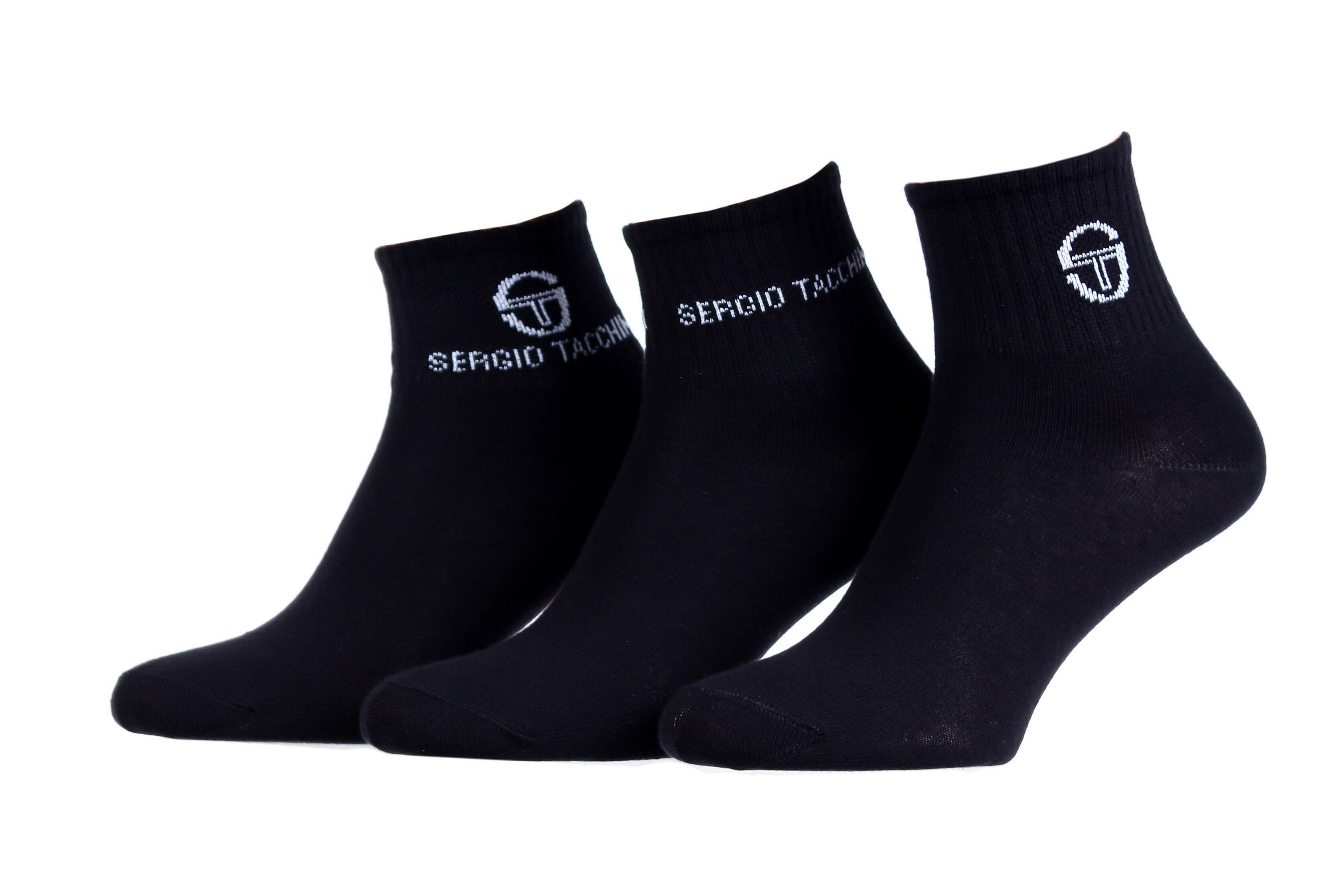 Носки Sergio Tacchini 3 пары 35-37 Black (13511506-1)