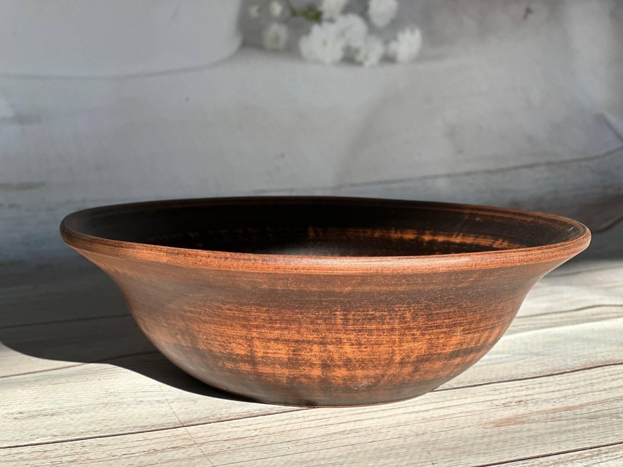 Тарілка глиняна глибока 600 мл (2562075268) - фото 3