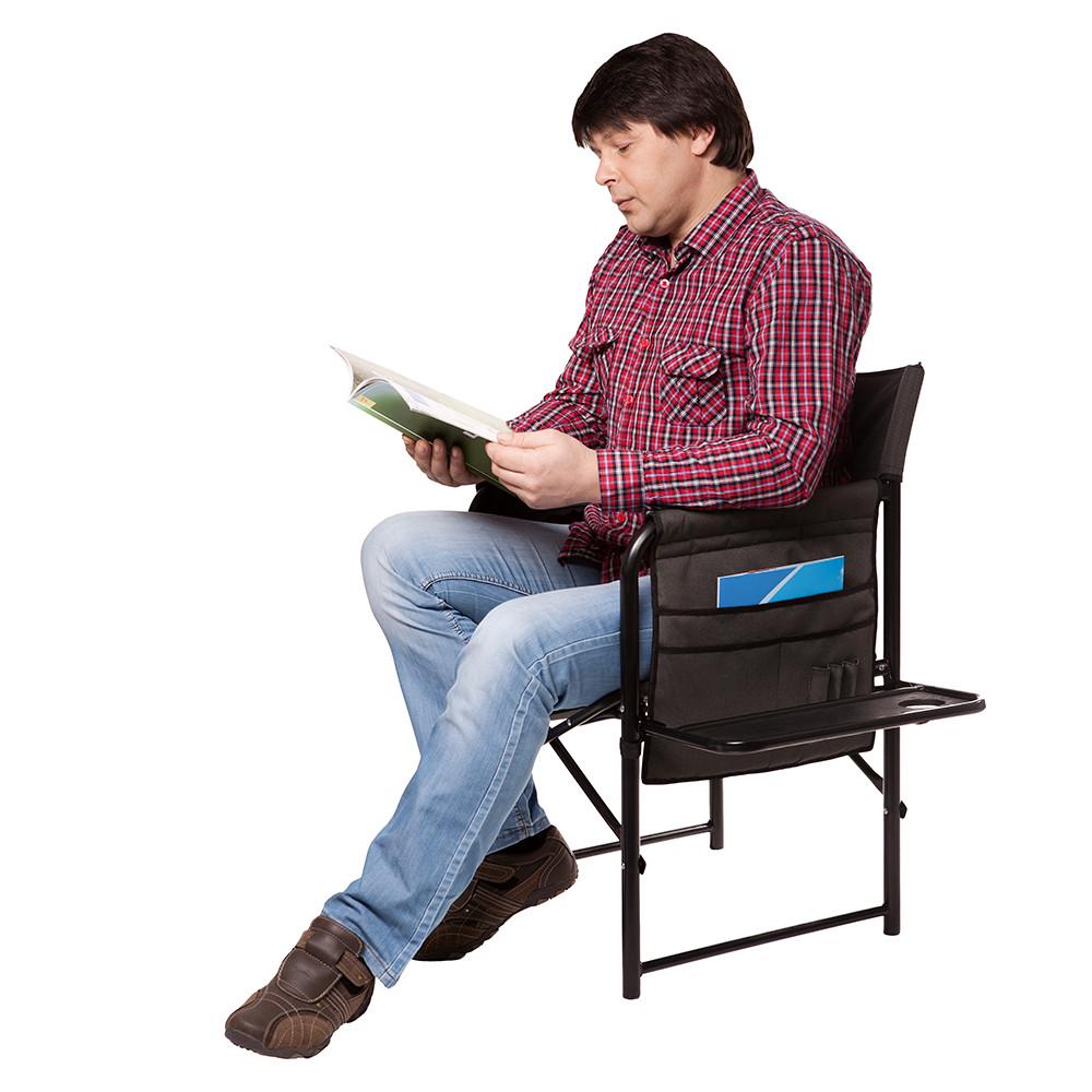 Стул складной туристический Vitan Режиссер с полкой d25 мм Серый (1305958951) - фото 9 Стул складной туристический Vitan Режиссер с полкой d25 мм Серый (1305958951) - фото 9