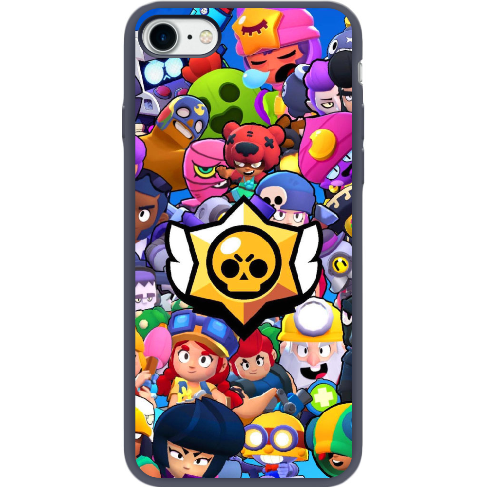 Чехол BoxFace Apple iPhone 7/8 SE  2020 Brawl Stars Синий силикон (26205-up2389-35448)