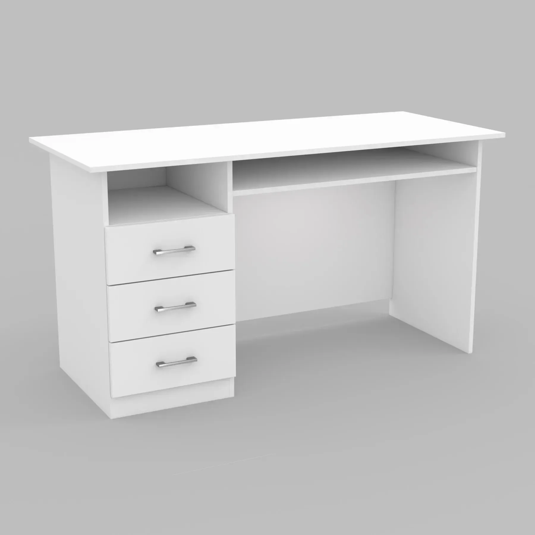 Стіл офісний Kontinent ОСП-3 140х60х76 см Білий (52678270) - фото 1