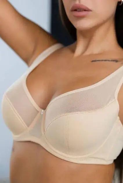 Бюстгальтер Acousma на косточках без Push-Up 95D Бежевый (AC71574BEID)