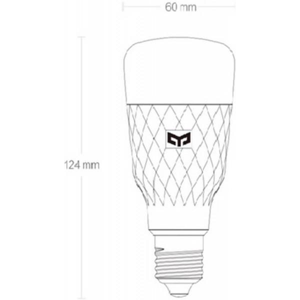 Светодиодная лампа Yeelight Smart LED Bulb (Color) 1S E27 YLDP13YL (YLDP133EU) - фото 2