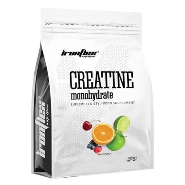 Креатин моногидрат IronFlex Creatine Monohydrate 1000 g 400 servings Fruit Punch (000025996)