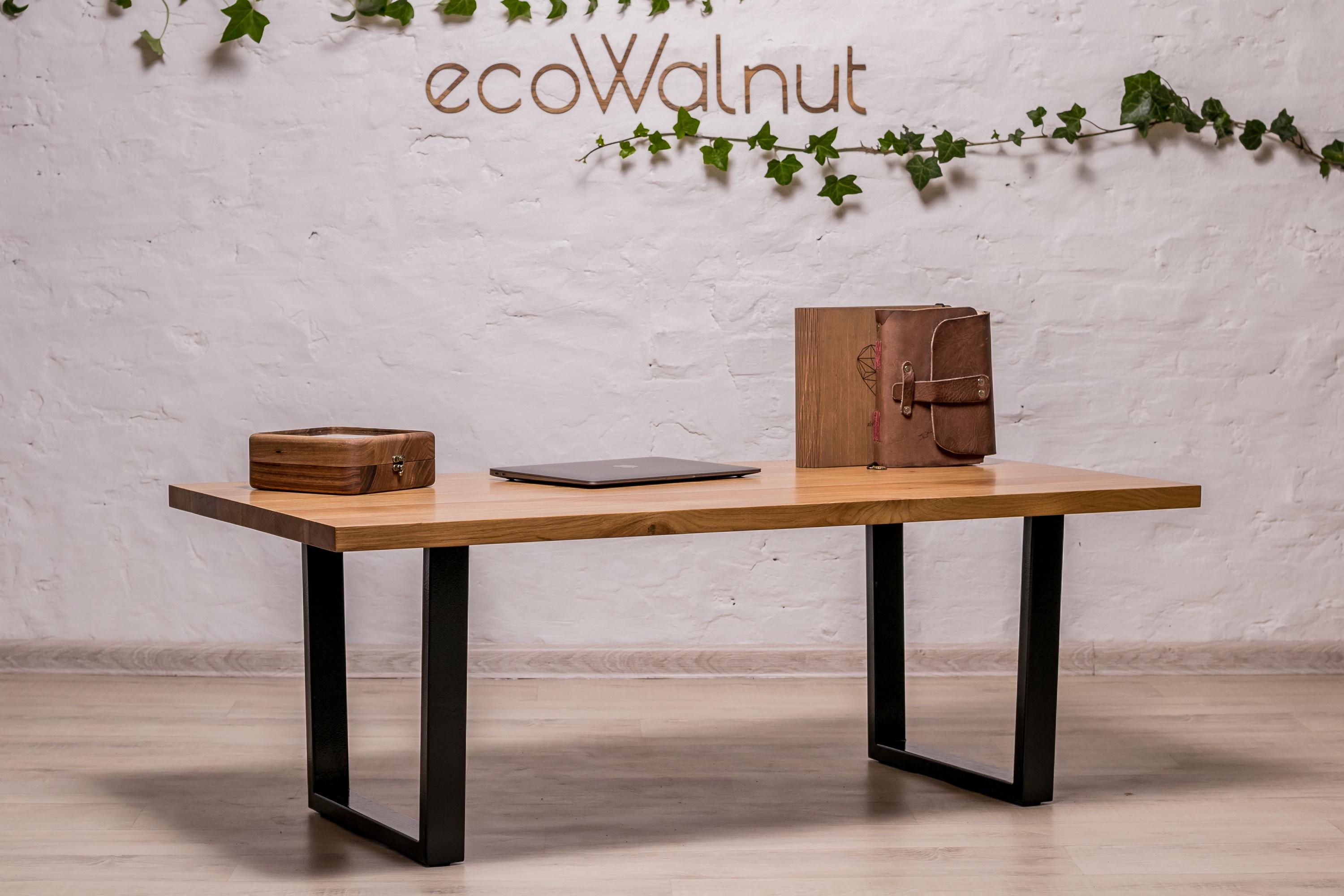 Стол журнальный/кофейный EcoWalnut с прямоугольными краями L (Дуб EF-3.5) - фото 3