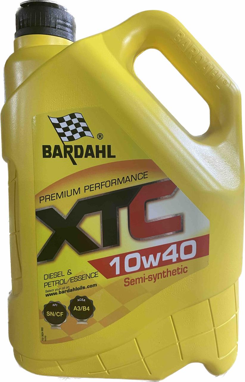 Моторное масло BARDAHL XTC 10W40 SN/CF A3/B4 MB 229.1 VW 01.01/505.00 RN700 5 л (36243)