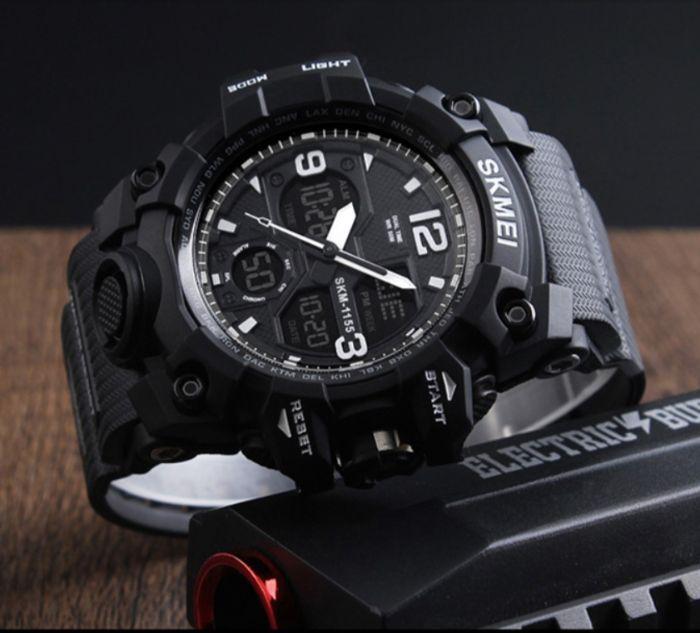 Наручные часы Skmei Hamlet 1155 с секундомером и будильником (1080422385) - фото 5 Наручные часы Skmei Hamlet 1155 с секундомером и будильником (1080422385) - фото 5