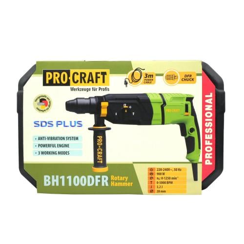 Перфоратор ProCraft BH1100DFR (2349843722) - фото 5