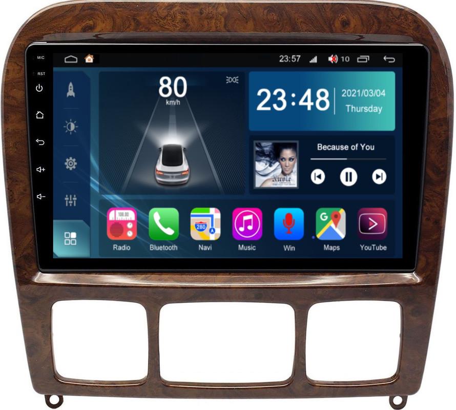 Автомагнитола штатная Torssen F9332 для Mercedes W220 2002-2005 г. 4G Carplay 3/32 GB 9" (21210479)