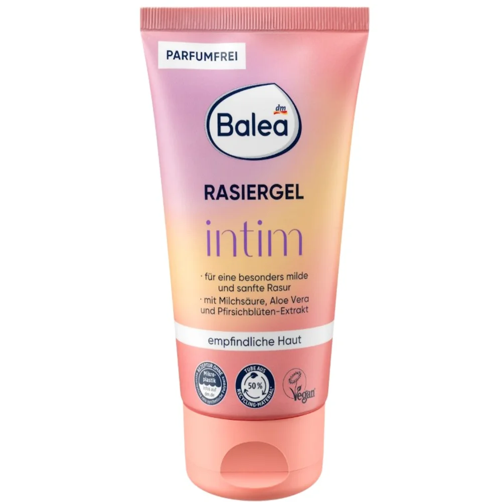 Гель для бритья Balea Rasiergel Intim для интимных зон с молочной кислотой и экстрактом персика 150 мл (EPI-15102025-313) Гель для бритья Balea Rasiergel Intim для интимных зон с молочной кислотой и экстрактом персика 150 мл (EPI-15102025-313)