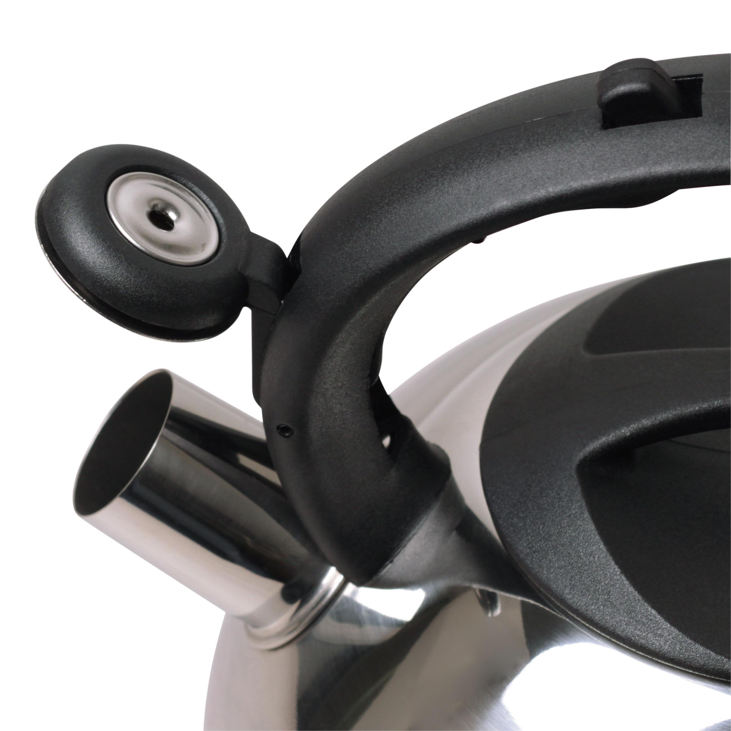 Чайник Kamille из нержавеющей стали со свистком 2,5 л (0689) - фото 3