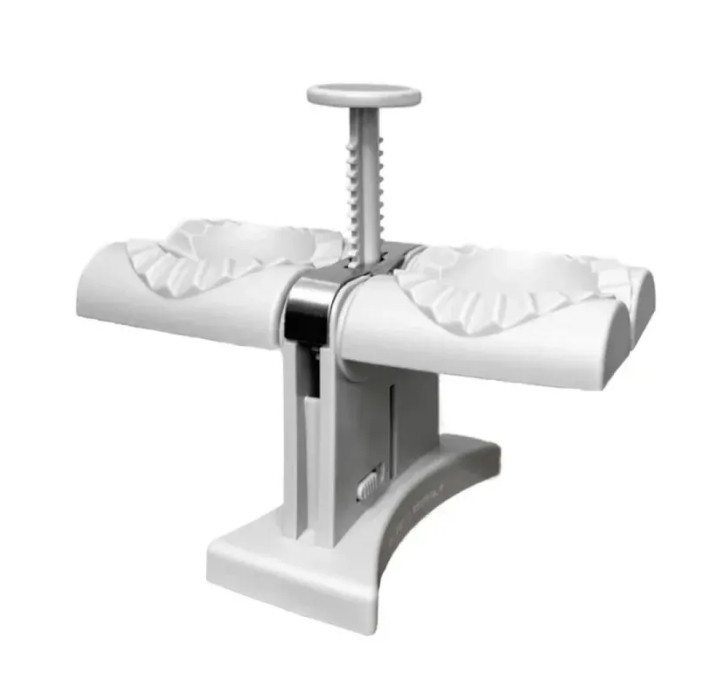 Машинка для ліплення пельменів та вареників протиковзна нержавіюча сталь 20x11,7x17,4 см (opt-14239)