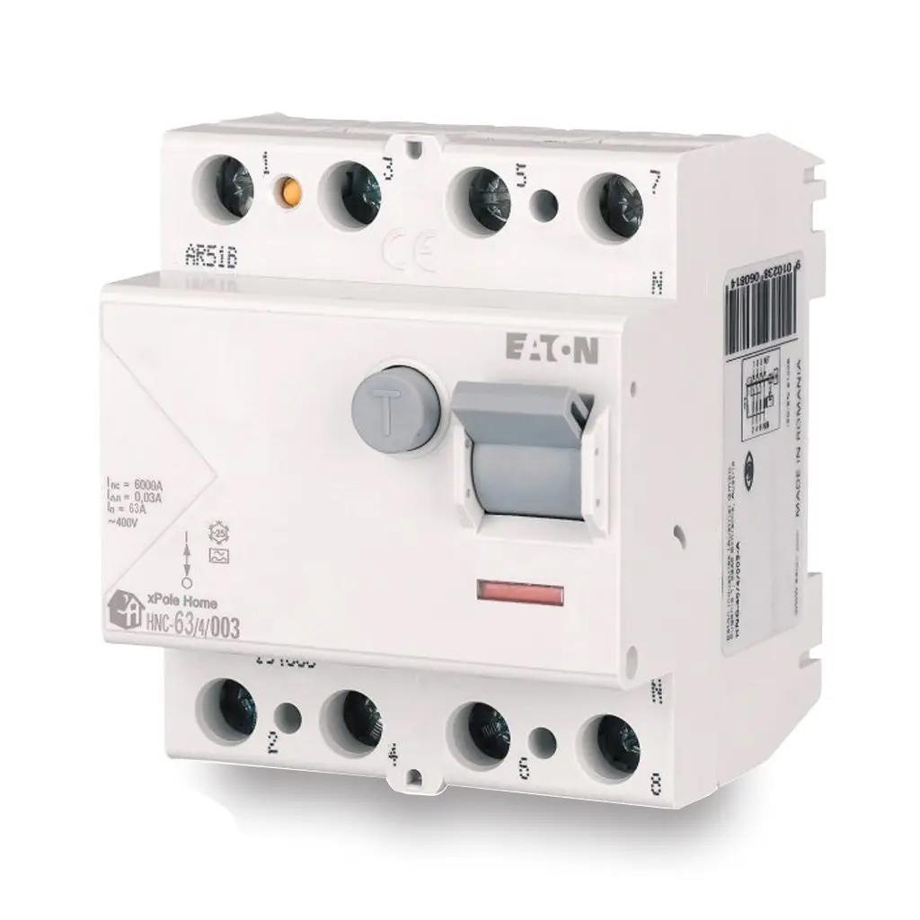 Устройство защитного отключения Eaton HNC-63/4/003 4Р 63/0,03А 4,5кА (194695)