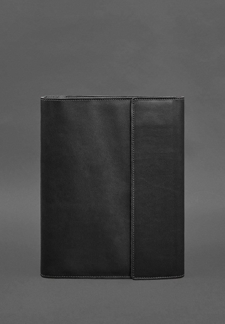 Шкіряна папка для документів сімейна А4 Чорний (A-028543)