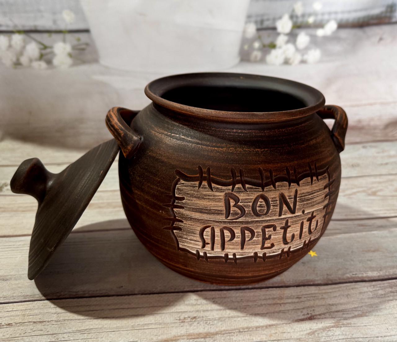 Супник глиняный ручной работы Bon appetit 3 л (2583117495) - фото 3 Супник глиняный ручной работы Bon appetit 3 л (2583117495) - фото 3