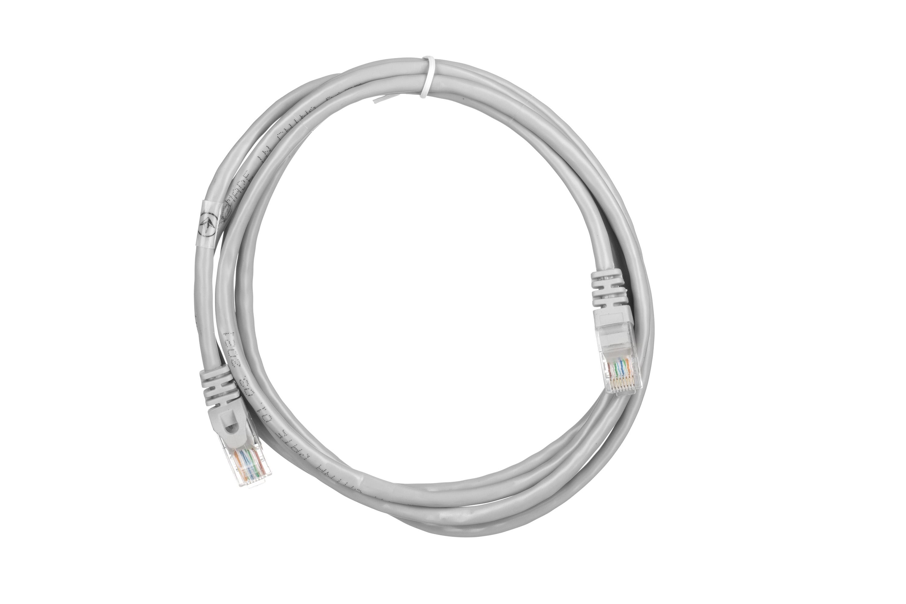 Патч-корд 2E Cat 5e 26AWG 2,5 м з екранованою крученою парою UTP Сірий (2E-PC5ECOP-250GRY) - фото 2