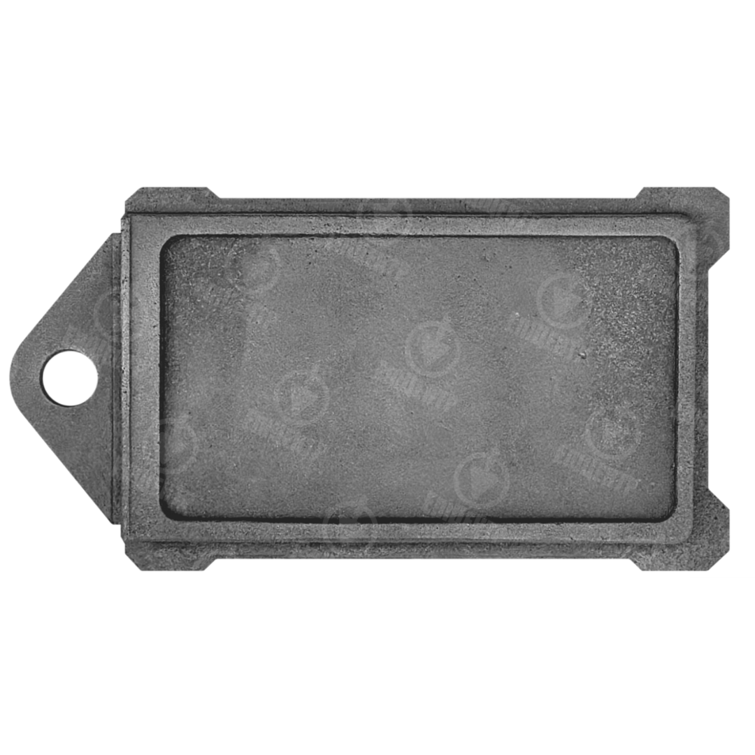 Шиберная задвижка чугунная для печи средняя 335х180 мм