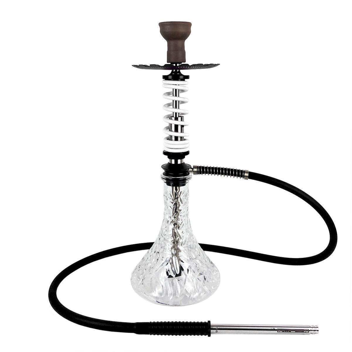 Кальян Hookah Trumpet Rider S White колба Crystal Clear