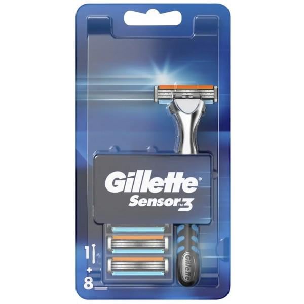 Станок для бритья GILLETTE Sensor3 8 кассет