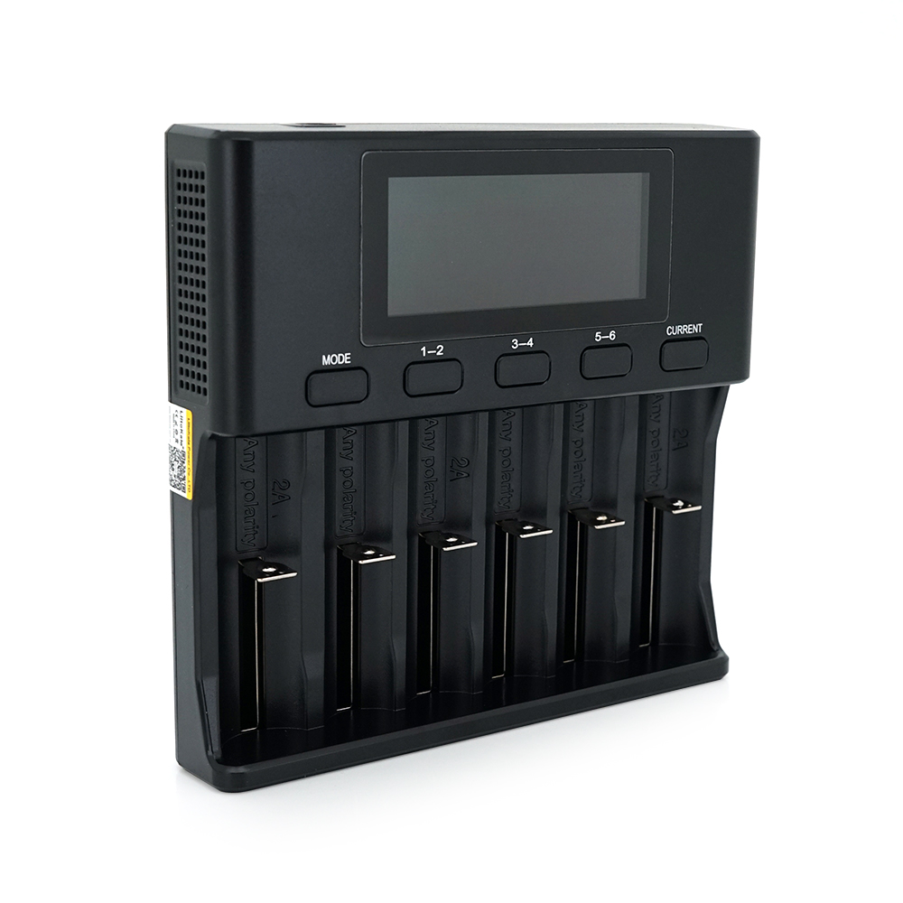 Зарядное устройство Liitokala Lii-S6 6 каналов LCD дисплей для Li-ion/Ni-MH/Ni-Cd аккумуляторов (18697) Зарядное устройство Liitokala Lii-S6 6 каналов LCD дисплей для Li-ion/Ni-MH/Ni-Cd аккумуляторов (18697)