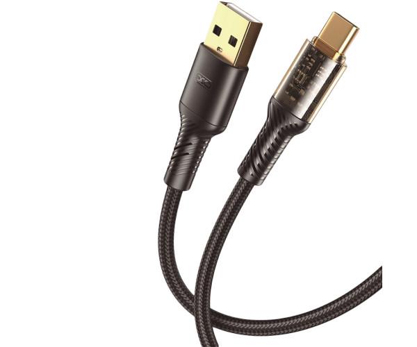 USB кабель XO NB229 Type-C 2,4 A 1 м Black