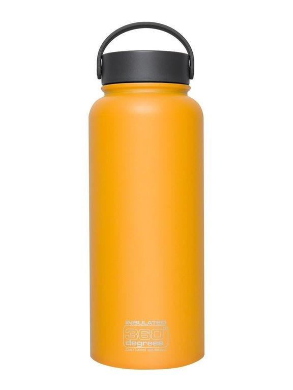 Фляга 360° degrees Wide Mouth Insulated 1000 ml Yellow (1033-STS 360SSWMI1000YLW)