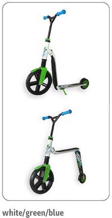 Самокат трансформер Scoot & Ride Highway Gangster White/Green/Blue (961516) - фото 2