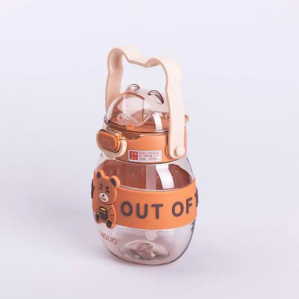 Пляшка для води дитяча з трубочкою з ручкою та ремінцем 580 мл (6755) - фото 6 Пляшка для води дитяча з трубочкою з ручкою та ремінцем 580 мл (6755) - фото 6