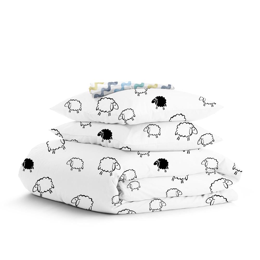 Постель двуспальная Cosas Black Sheep с простыней на резнике 180х220 см (4822052141793)