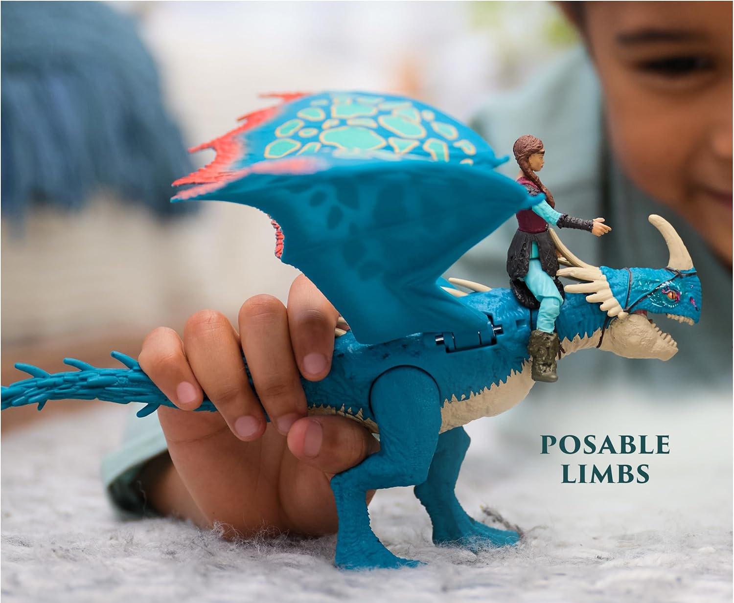 Фигурка игрушечная Dreamworks Dragons How to Train Your Dragon Deadly Nadder and Astrid Viking Duo Action Figures (336255986) - фото 7